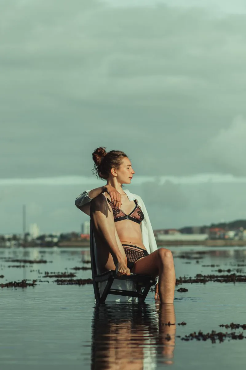 On the chair